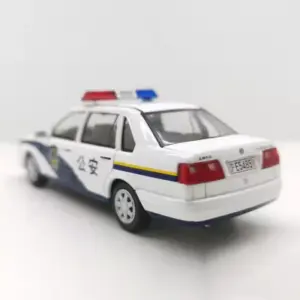 1:43 Scale Police Car Model Santana 2000 9 Se9bb1d0ecda84945be3f3c315f19cc81B