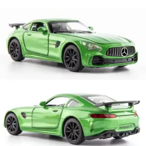 Mercedes-Benz AMG GTR 1:32 Diecast Model in Green 14 Se9c25c0679944e5cab7f8e490ad0db91d