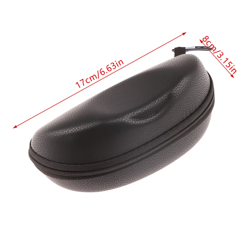 Black Leather Sunglasses Case for Unisex 6 Black Leather Sunglasses Case for Unisex - Image 6