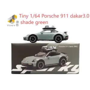 Green Porsche 911 Dakar 1:64 Scale Model 9 Se9d32353c49b4317b6f95f3adf01fee1h