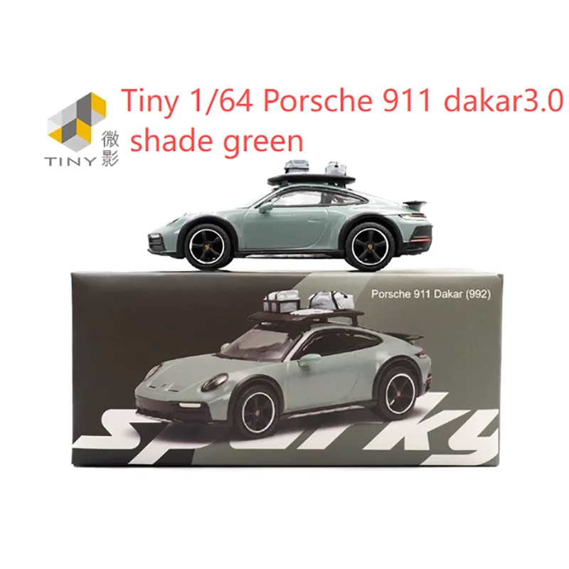 Green Porsche 911 Dakar 1:64 Scale Model 4 Green Porsche 911 Dakar 1:64 Scale Model - Image 4