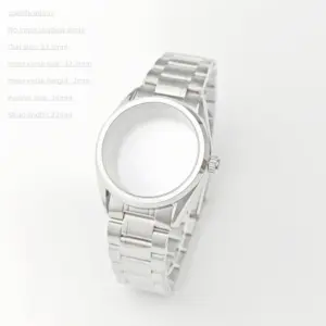 Unisex 39.5mm Stainless Steel Watch Set 19 Se9dec4779ba0447d896cff598e97af96O