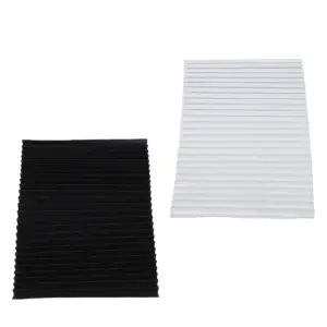 RV Pleated Window Shade Set 90x180cm Black & White 9 Se9e5188ba6f647e193cf0e296e575384J