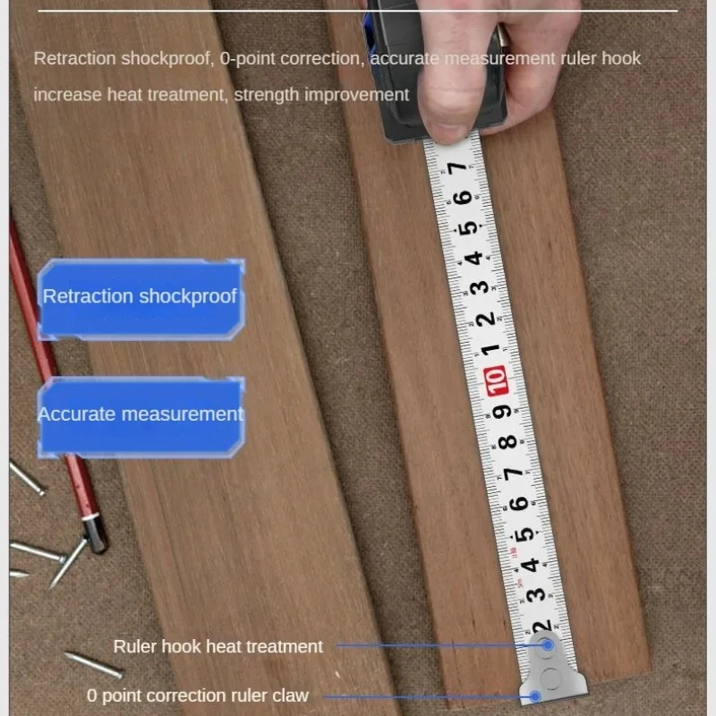 Xiaomi CHNT 5m Steel Tape Measure with Carbon Steel Blade 6 Xiaomi CHNT 5m Steel Tape Measure with Carbon Steel Blade - Image 6