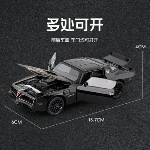 1:32 Scale Pontiac Firebird Alloy Model Car 9 Sea007b77fc25427d94b54d146c5f22691