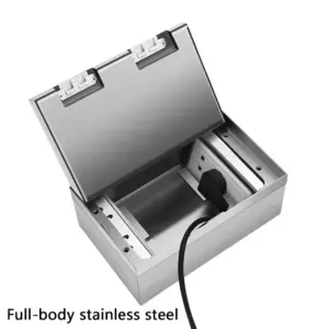 Stainless Steel Embedded Floor Socket 130x200mm 15 Sea07fe5130c44fa6b5c8412544b21e77u