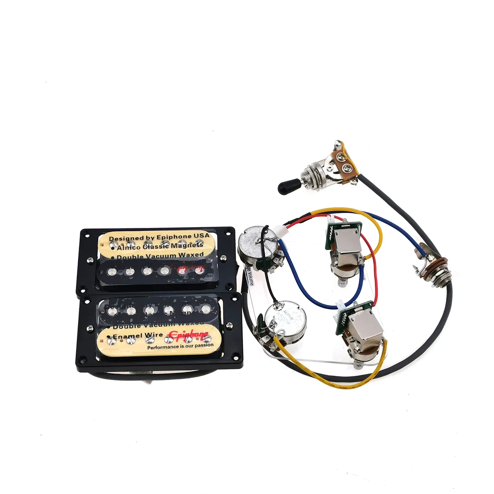 Humbucker Pickup & Wiring Harness Set 10 Humbucker Pickup & Wiring Harness Set - Image 10