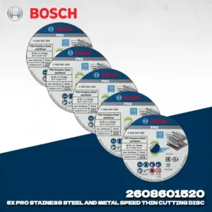 Bosch PRO 76mm Stainless Steel Cutting Discs (Set of 5)