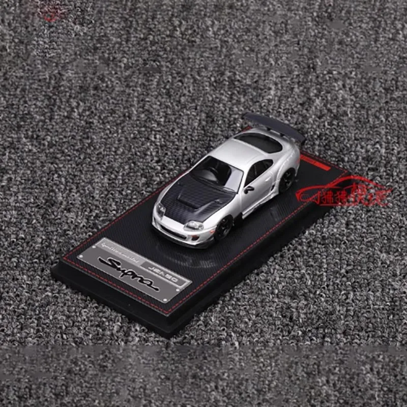 Silver Toyota Supra JZA80 RZ 1/64 Scale Model 8 Silver Toyota Supra JZA80 RZ 1/64 Scale Model - Image 8