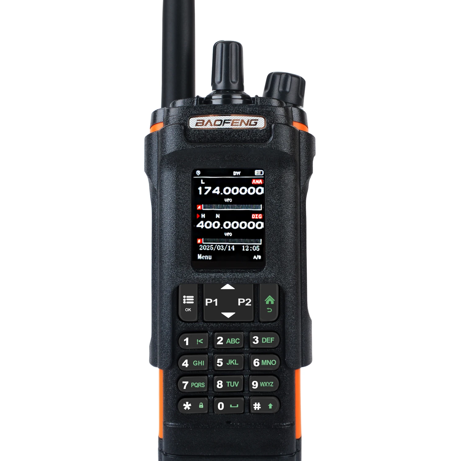 Black Baofeng DM-32 Walkie Talkie Holster with Belt Clip 5 Black Baofeng DM-32 Walkie Talkie Holster with Belt Clip - Image 5