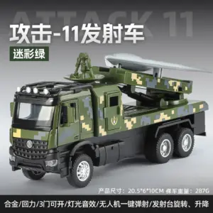 Attack-11 UAV Launch Vehicle Model in Alloy 13 Sea55c778298340a1a0b43d30e76337b11