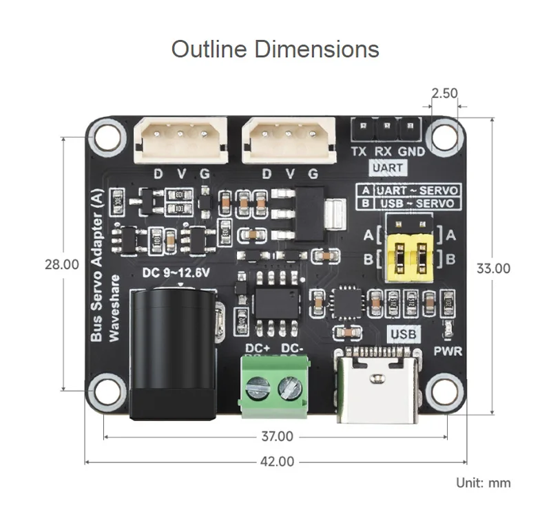 Serial Bus Servo Driver Board for Raspberry Pi & ESP32 3 Serial Bus Servo Driver Board for Raspberry Pi & ESP32 - Image 3
