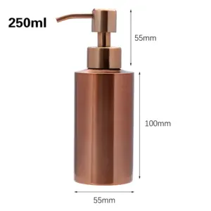 Rose Gold Stainless Steel Pump Dispenser Set 12 Sea7edece4c924ccfad8f3dd6c0e7df9az