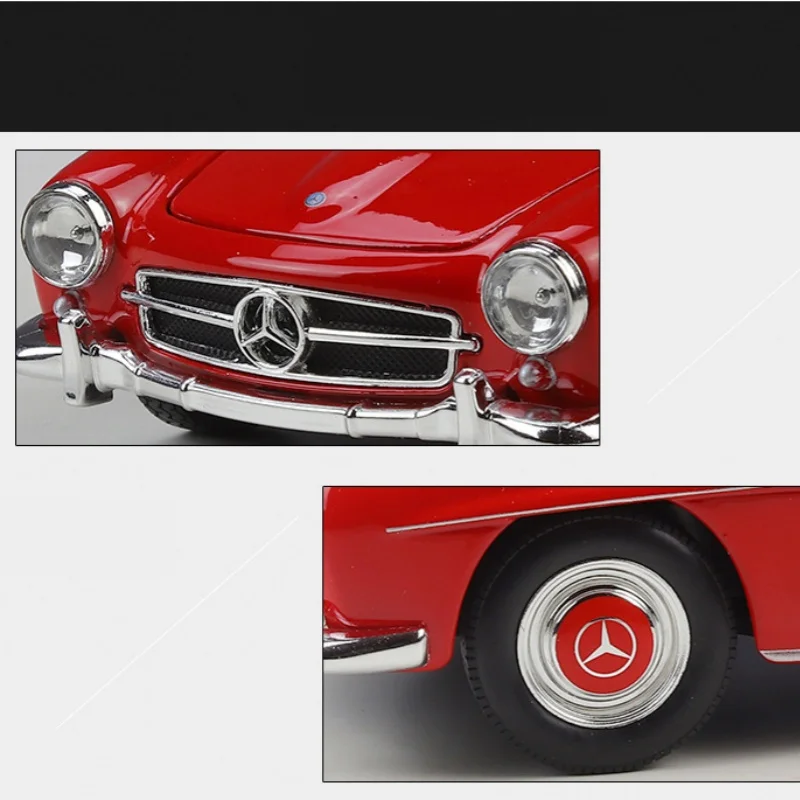 Mercedes-Benz 190SL 1:24 Diecast Model Car 5 Mercedes-Benz 190SL 1:24 Diecast Model Car - Image 5