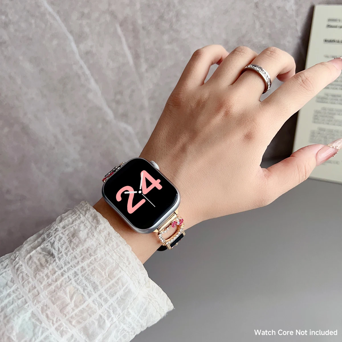 Girls Silicone Strap for Apple Watch Series 5-10 4 Girls Silicone Strap for Apple Watch Series 5-10 - Image 4