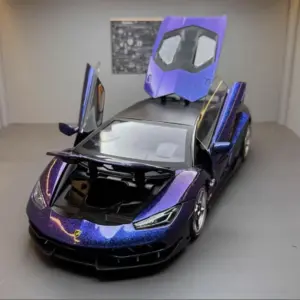 Purple Lamborghini 770-4 Diecast Model 1:18 Scale 9 Seaa914e5871848ee8fda2fcff6a354beW
