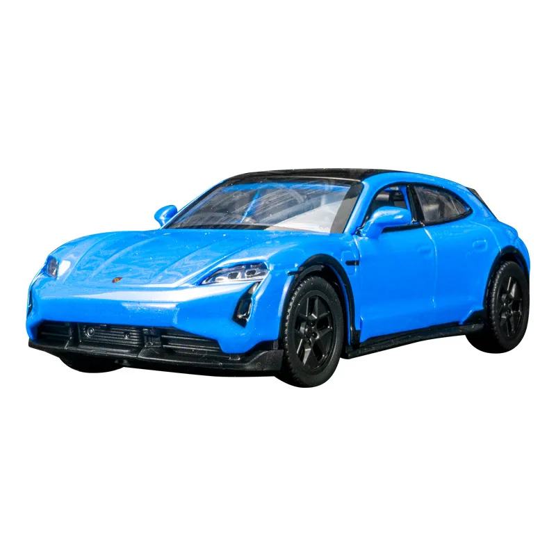 Blue Porsche Taycan Turbo S Cross Turismo Model 7 Blue Porsche Taycan Turbo S Cross Turismo Model - Image 7