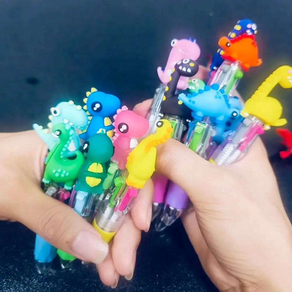 Colorful Dinosaur Mini Ballpoint Pen Set 6 Colorful Dinosaur Mini Ballpoint Pen Set - Image 6