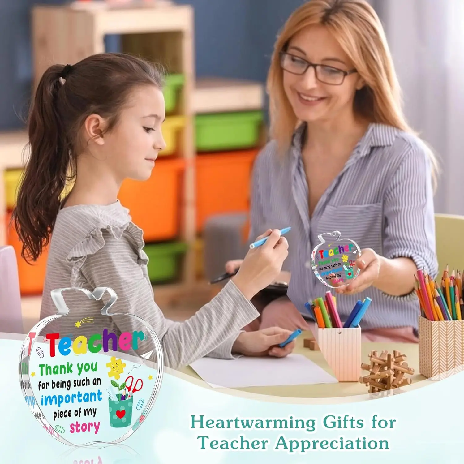 Vibrant Teacher Appreciation Ornament 3 Vibrant Teacher Appreciation Ornament - Image 3