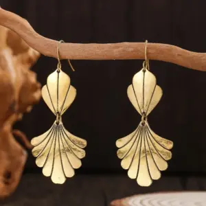 Vintage Geometric Flower Drop Earrings for Women 6 Sead674c952684bdfafa26736e81e5f74w