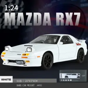 White Mazda RX-7 1:24 Scale Diecast Model 19 Seae5653529084ccd891153be55a624bcp