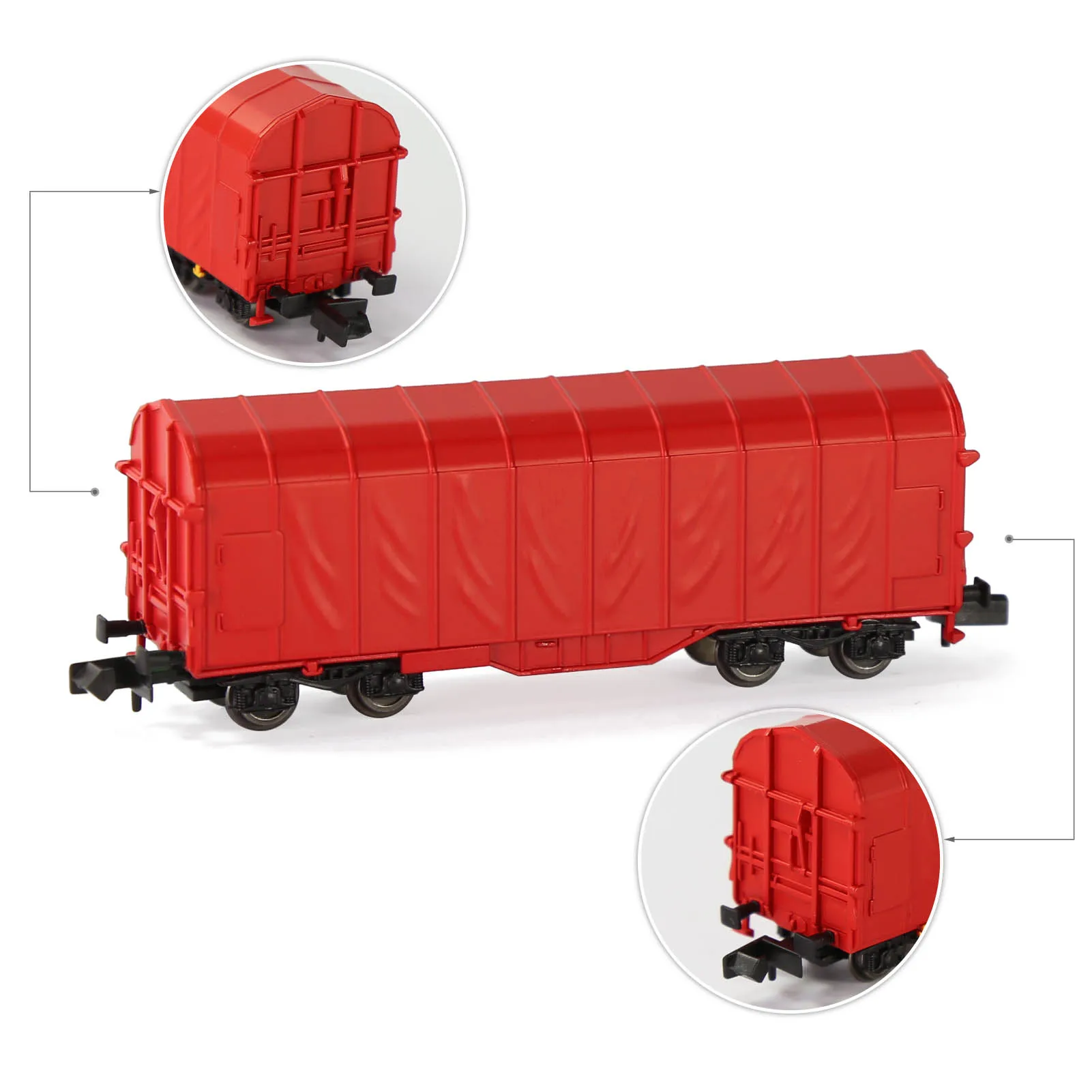 Evemodel N Scale Covered Coil Freight Car 8 Evemodel N Scale Covered Coil Freight Car - Image 8