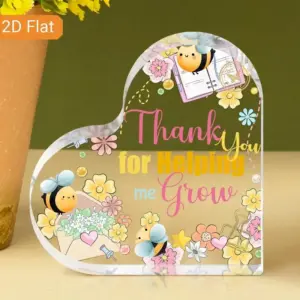 Vibrant Acrylic Heart Appreciation Ornament 8 Seafb1fd3e9674be798a40f5001016dc6E