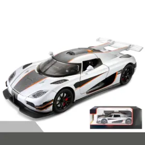 1:24 Scale Black Diecast Supercar Model 16 Seaff0b9935b74c9897ce7504c5130755F