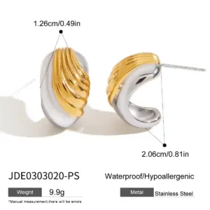 Stainless Steel Water Drop Earrings Model JDE0303020-PS 13 Seb0ee7509ebb483bb4cd2ff466a23fddh