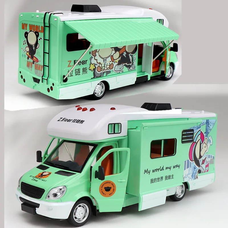1:28 Scale Diecast RV Model with Playful Graphics 3 1:28 Scale Diecast RV Model with Playful Graphics - Image 3