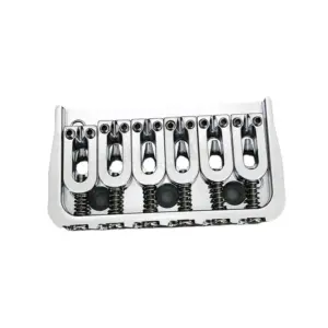 Chrome Fixed Guitar Bridge for Six Strings 9 Seb4f3b33c3f74ee8897df8c92f70c39cd