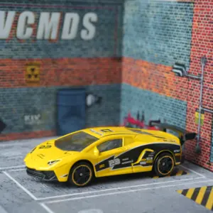 1:64 Scale Die-Cast Yellow Sports Car Model 12 Seb574078087d4f7cb111a3c2d167c02b8