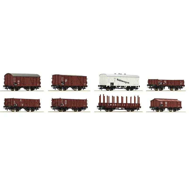 HO 1:87 Scale Freight Car Model Set 5 HO 1:87 Scale Freight Car Model Set - Image 5