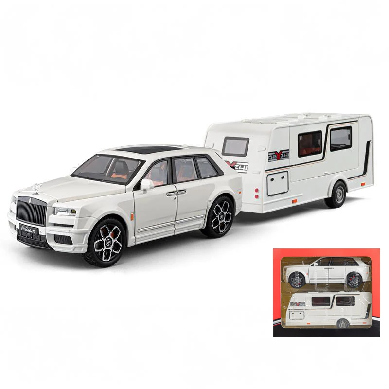 Rolls Royce Cullinan Trailer Diecast Model 8 Rolls Royce Cullinan Trailer Diecast Model - Image 8