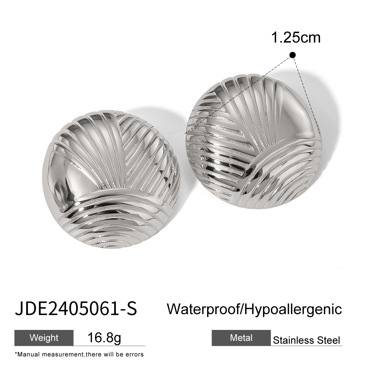 Gold Stainless Steel Earrings for Women 8 Gold Stainless Steel Earrings for Women - Image 8