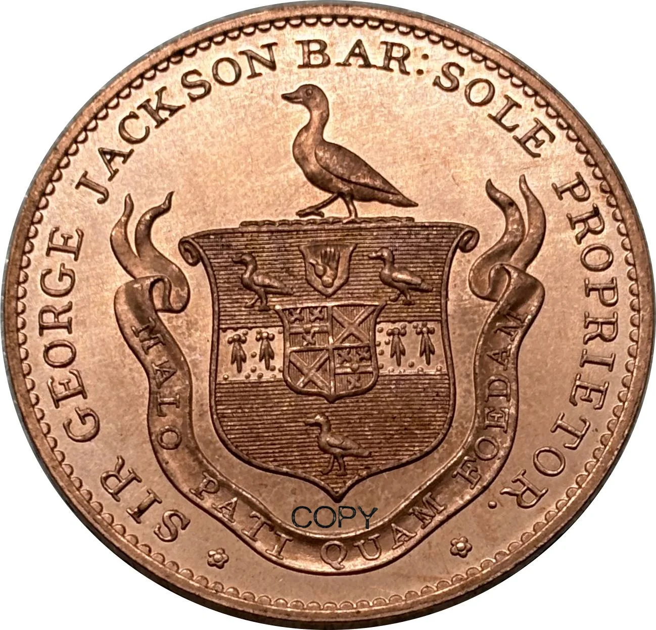 Vintage UK 1795 Half Penny Replica Coin 2 Vintage UK 1795 Half Penny Replica Coin - Image 2