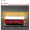 Vibrant Red Saviem SC10 French Bus Model