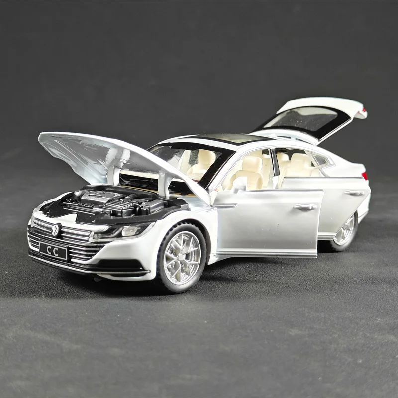 White 1:32 Scale Volkswagen CC Diecast Model 5 White 1:32 Scale Volkswagen CC Diecast Model - Image 5