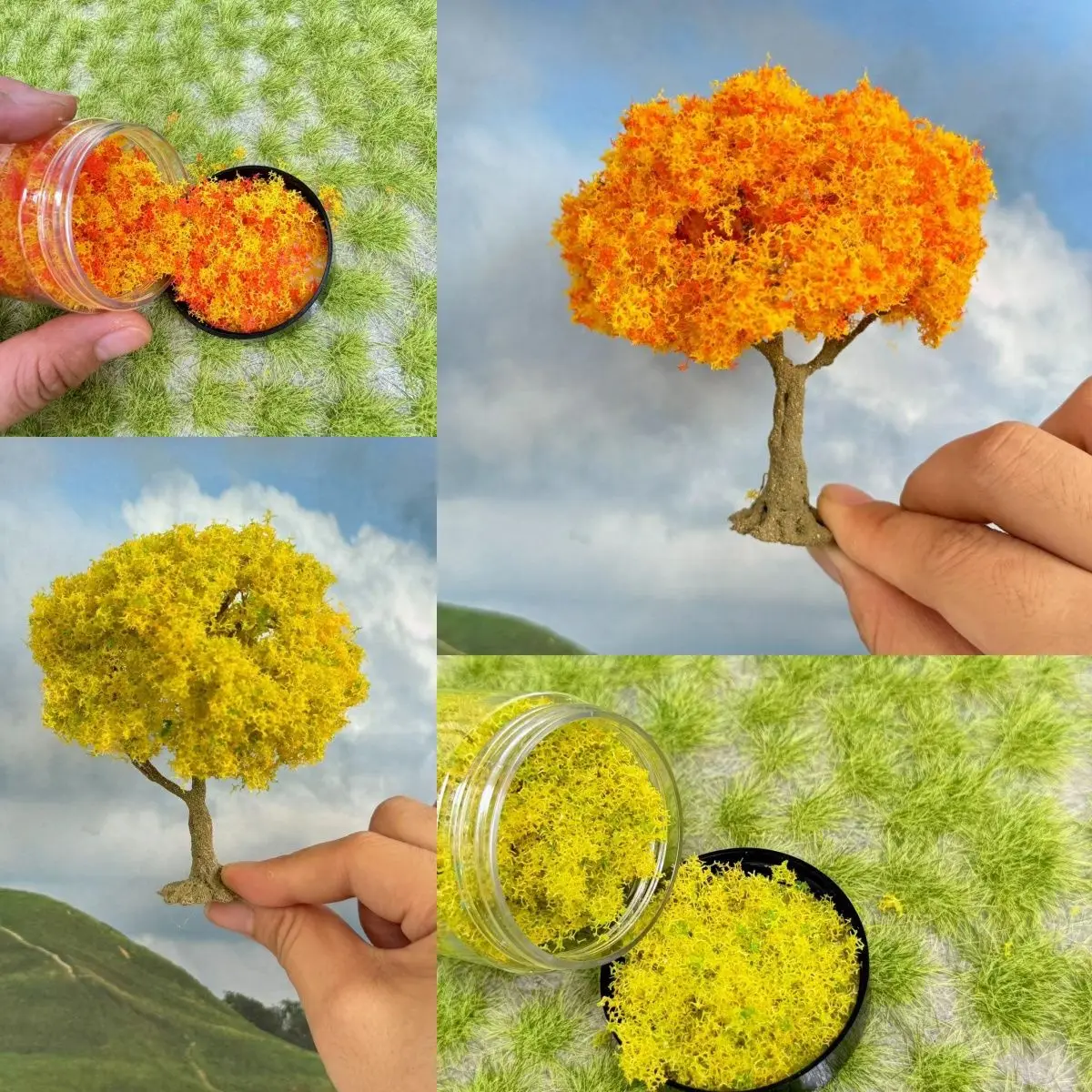 Vibrant Miniature Tree Powder Kit for Dioramas 6 Vibrant Miniature Tree Powder Kit for Dioramas - Image 6