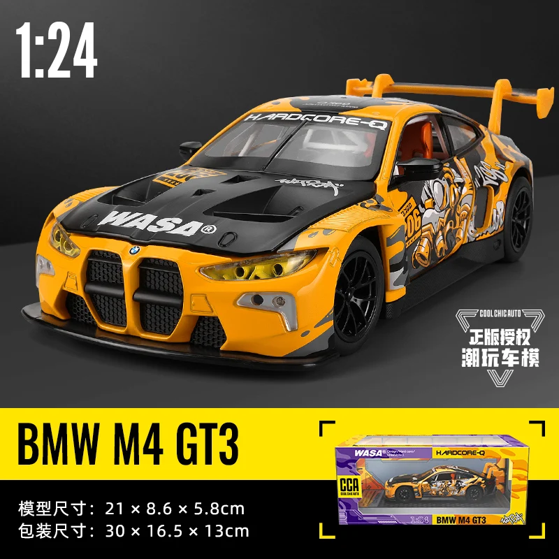 Vibrant Purple BMW M4 GT3 Diecast Model by WASA 9 Vibrant Purple BMW M4 GT3 Diecast Model by WASA - Image 9