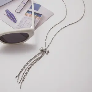 Stainless Steel Bow Pendant Necklace 12 Sebbfb10c65b64ed39809b5e6921fa8c1P