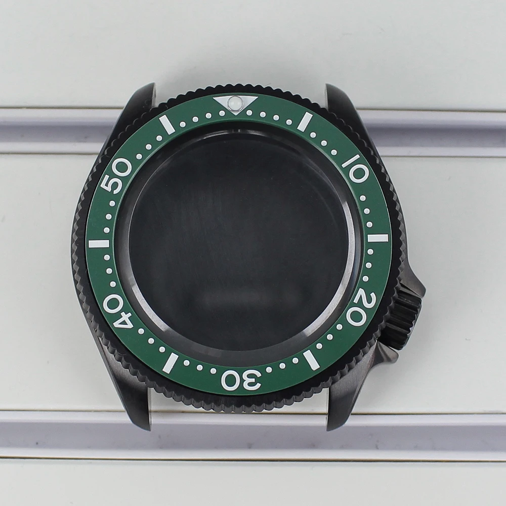 Black Stainless Steel Watch Case for Men 4 Black Stainless Steel Watch Case for Men - Image 4