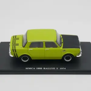 1:24 Scale Simca 1000 Rallye 1974 Diecast Model 9 Sebec4b8c056f4885b5880a2e436f2956Z