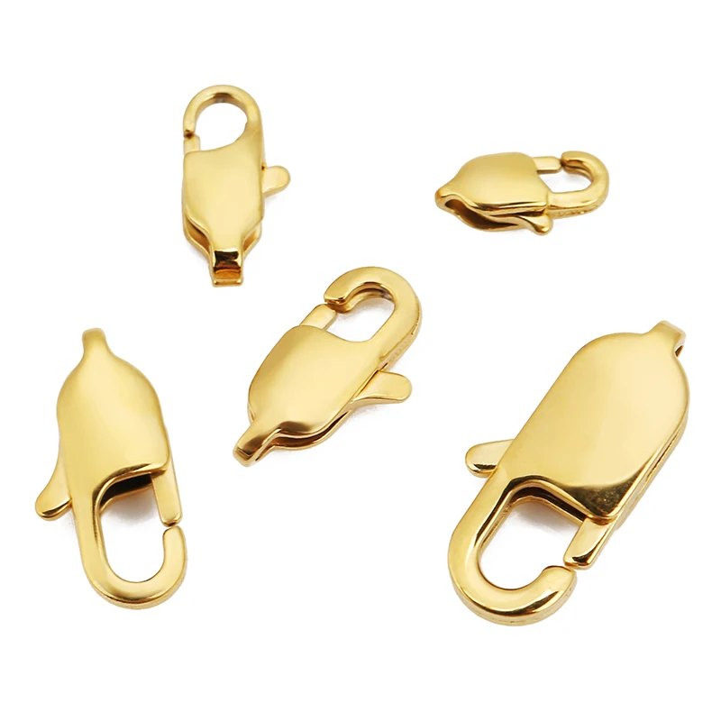 Stainless Steel Lobster Clasp Set 10-Piece 2 Stainless Steel Lobster Clasp Set 10-Piece - Image 2