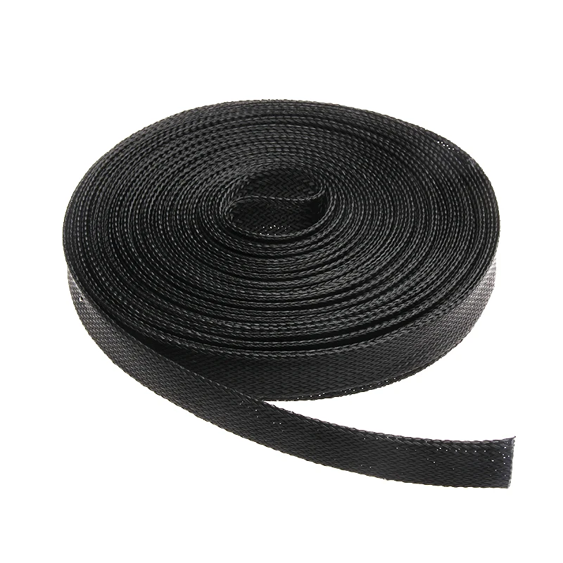 Premium PET Black Cable Sleeve for Organization 5 Premium PET Black Cable Sleeve for Organization - Image 5