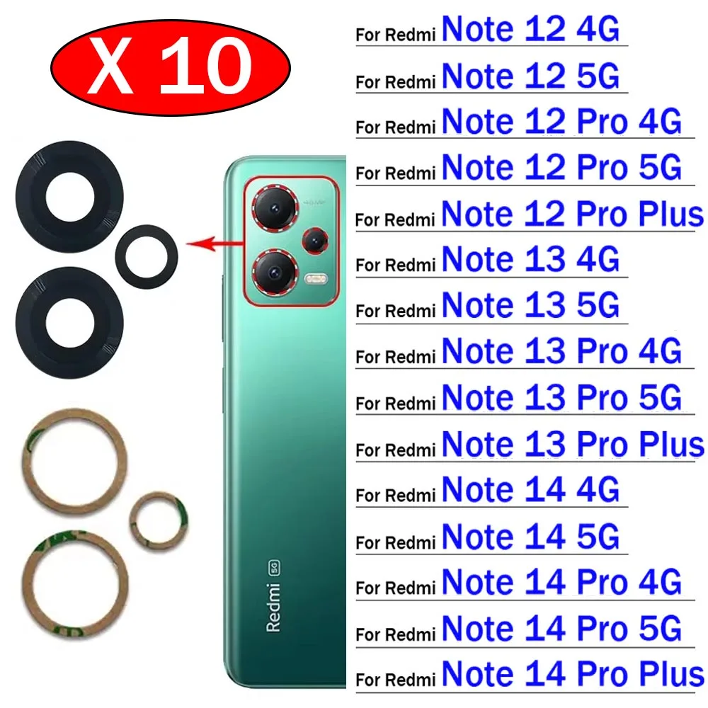 Xiaomi Redmi Note Series Camera Lens Set (10-Pack) 1 Xiaomi Redmi Note Series Camera Lens Set (10-Pack)