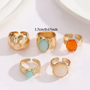 Luxury Acrylic Stone Fashion Rings Set for Women 8 Sec1281c5c5e540dc8a09d56b71598acef