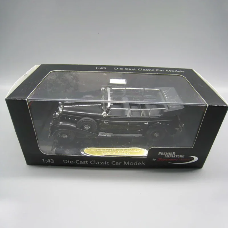 1/43 Scale Black Diecast Classic Car Model 5 1/43 Scale Black Diecast Classic Car Model - Image 5