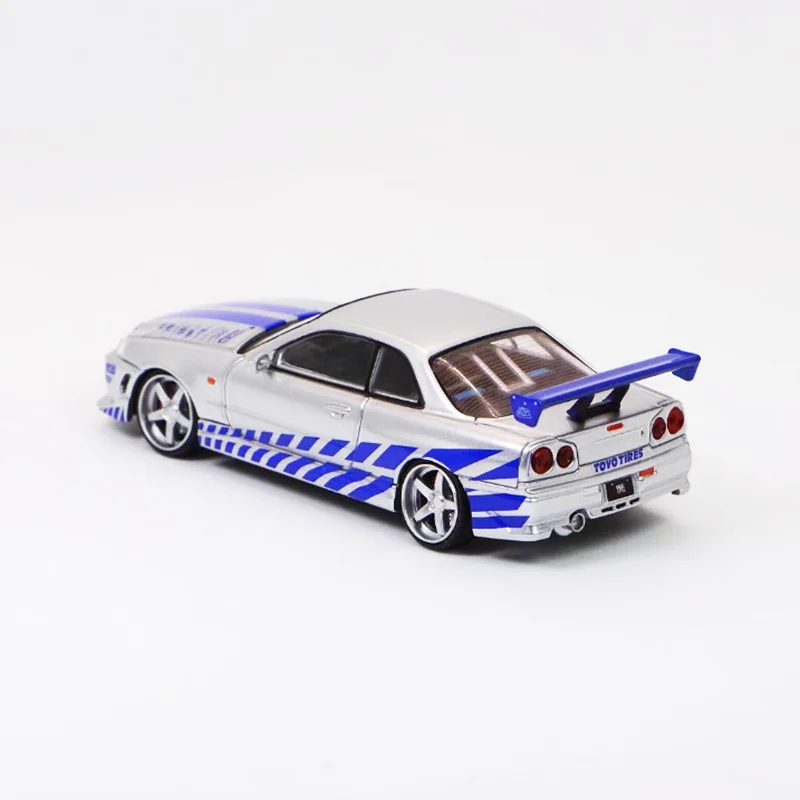 Diecast R34 C-West Sports Car Model 1:64 Scale 6 Diecast R34 C-West Sports Car Model 1:64 Scale - Image 6