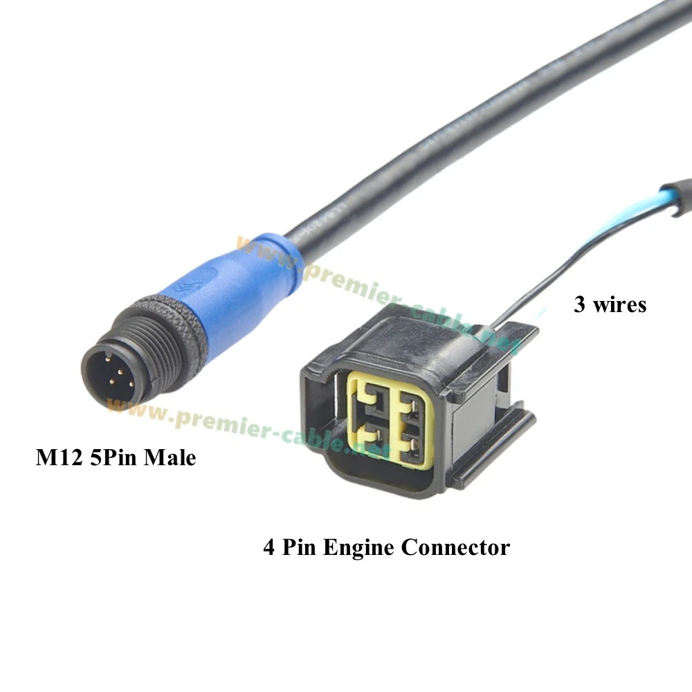 Yamaha-Compatible NMEA2000 4Pin Engine Cable 4.5m 2 Yamaha-Compatible NMEA2000 4Pin Engine Cable 4.5m - Image 2